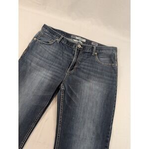 BKE Buckle Jeans Men's Sz 38R 38X30 Tyler Straight Leg Faded Stretch Medium Wash